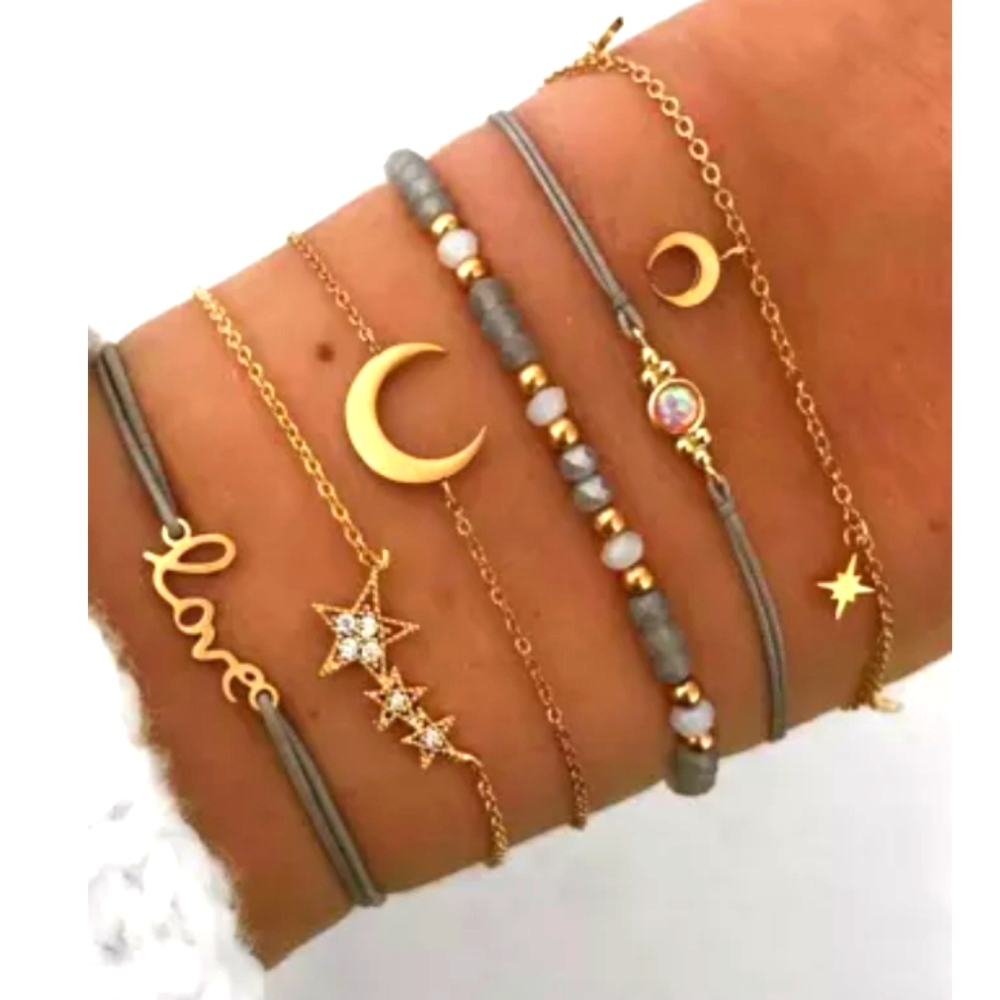 6 piece bracelet set